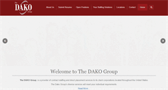 Desktop Screenshot of dakogroup.com