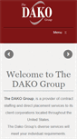 Mobile Screenshot of dakogroup.com